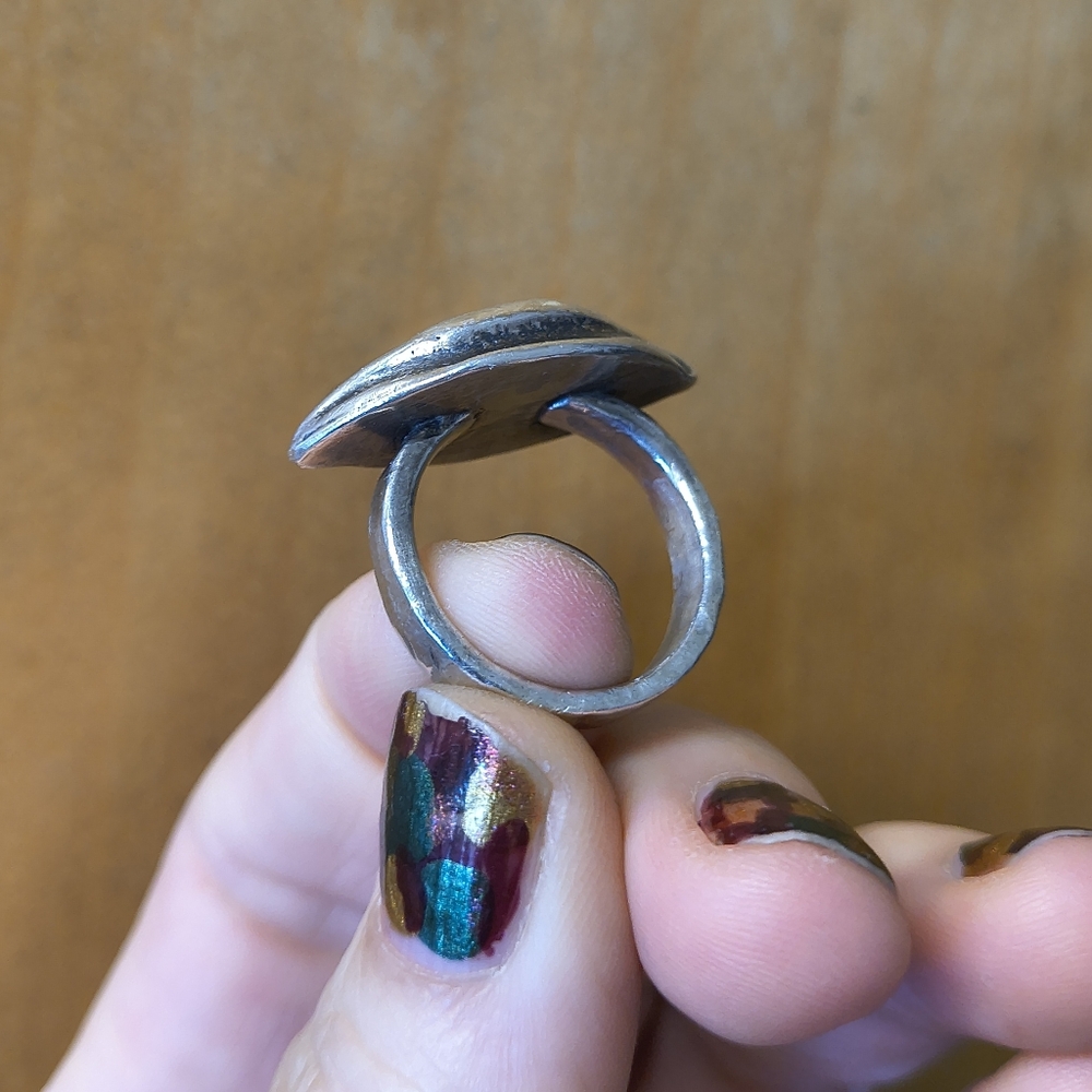 Seer Ring- Handmade Solid Sterling Size 8 - Picture 6 of 8